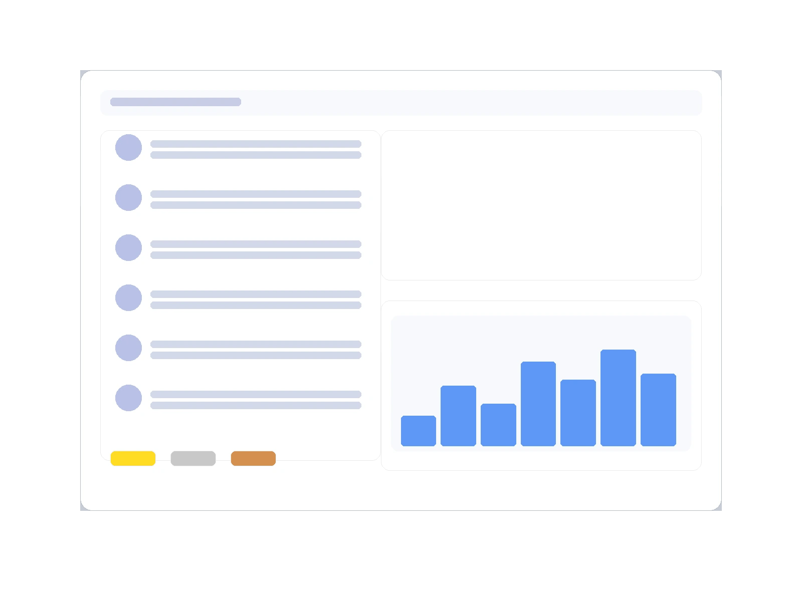 CRM dashboard illustration